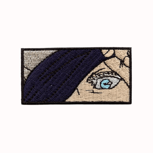 Satoru Gojo Embroidery Patch Anime Iron on Patches For Clothing