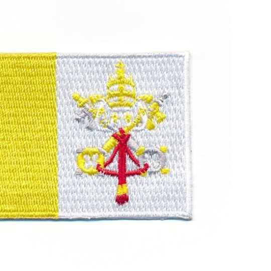 Vatican flag patch